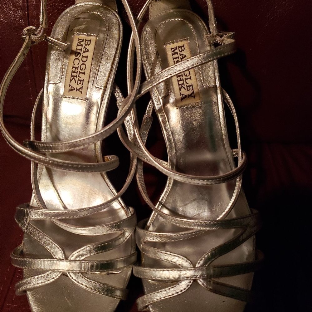 Badgley Mischka Adonis II Platform Sandals sz 7